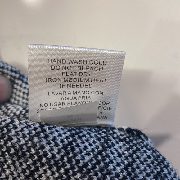 Joseph A. Houndstooth Mockneck Sweater Size Small - Picture 12 of 13